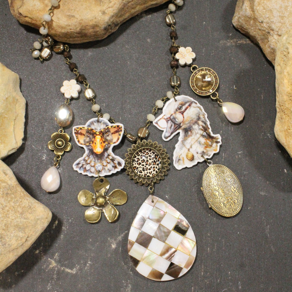 Crazy Goose Days Charm'd Necklace