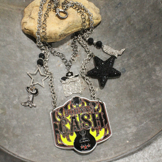Johnny Cash Lovers Layered Necklace