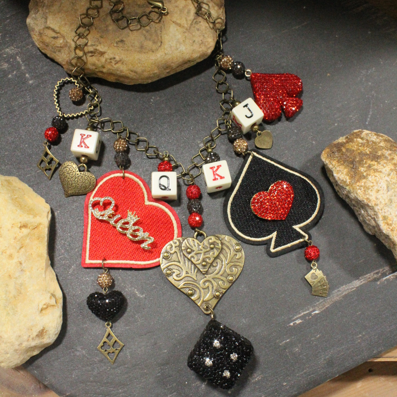 Queen Of Heart Charm’d Necklace