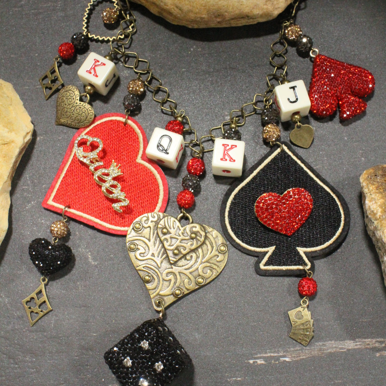 Queen Of Heart Charm’d Necklace
