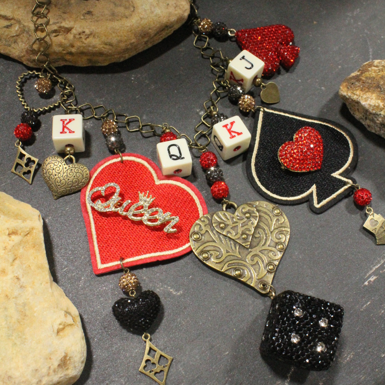 Queen Of Heart Charm’d Necklace