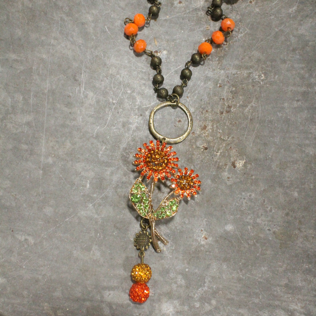 Sunflower Season Layered Necklace