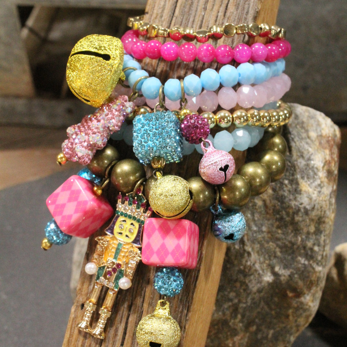 Nutcracker Parade Charm'd Bracelet Set