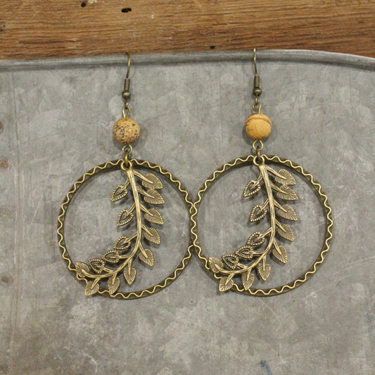 All Branched Out Stone Dangle Earrings