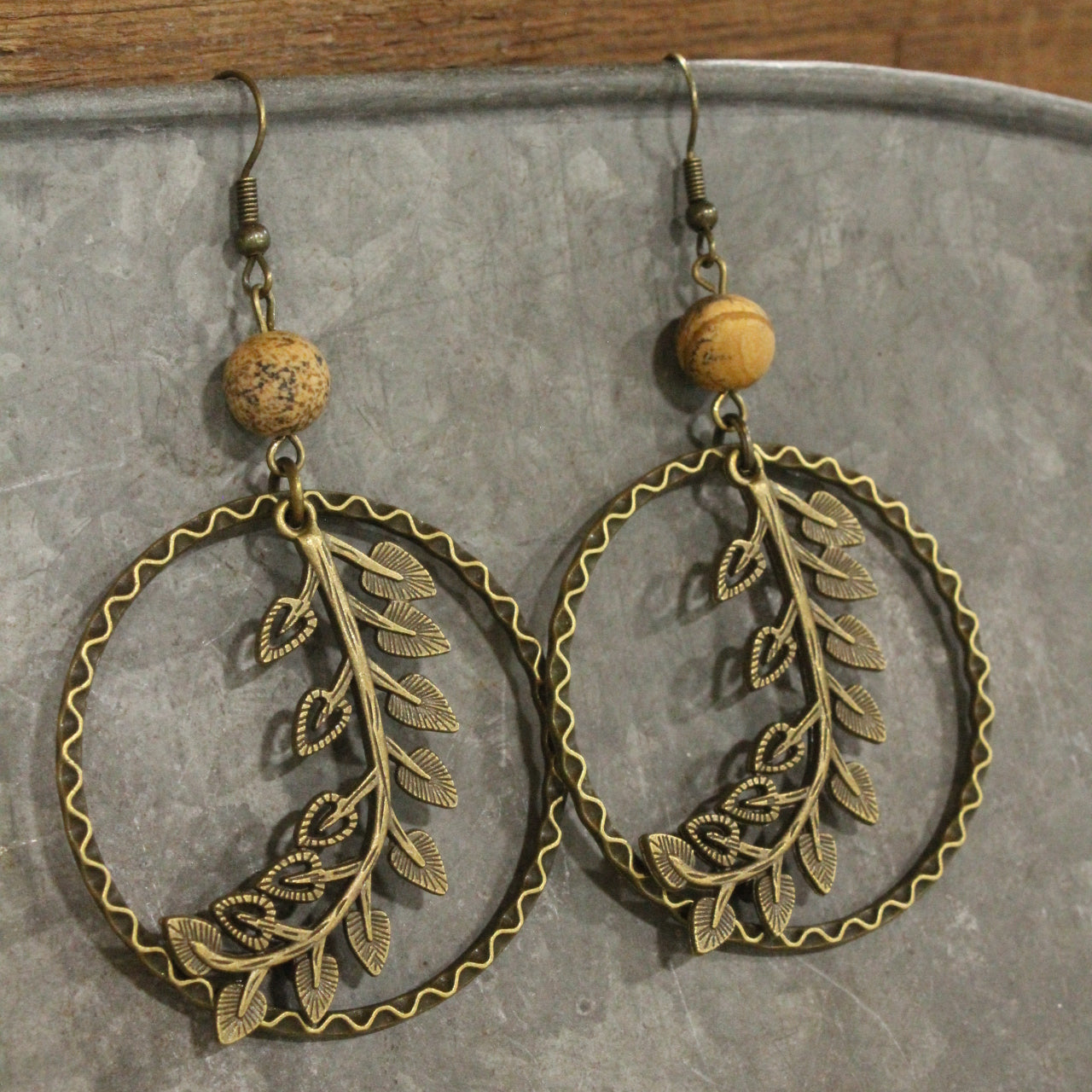 All Branched Out Stone Dangle Earrings