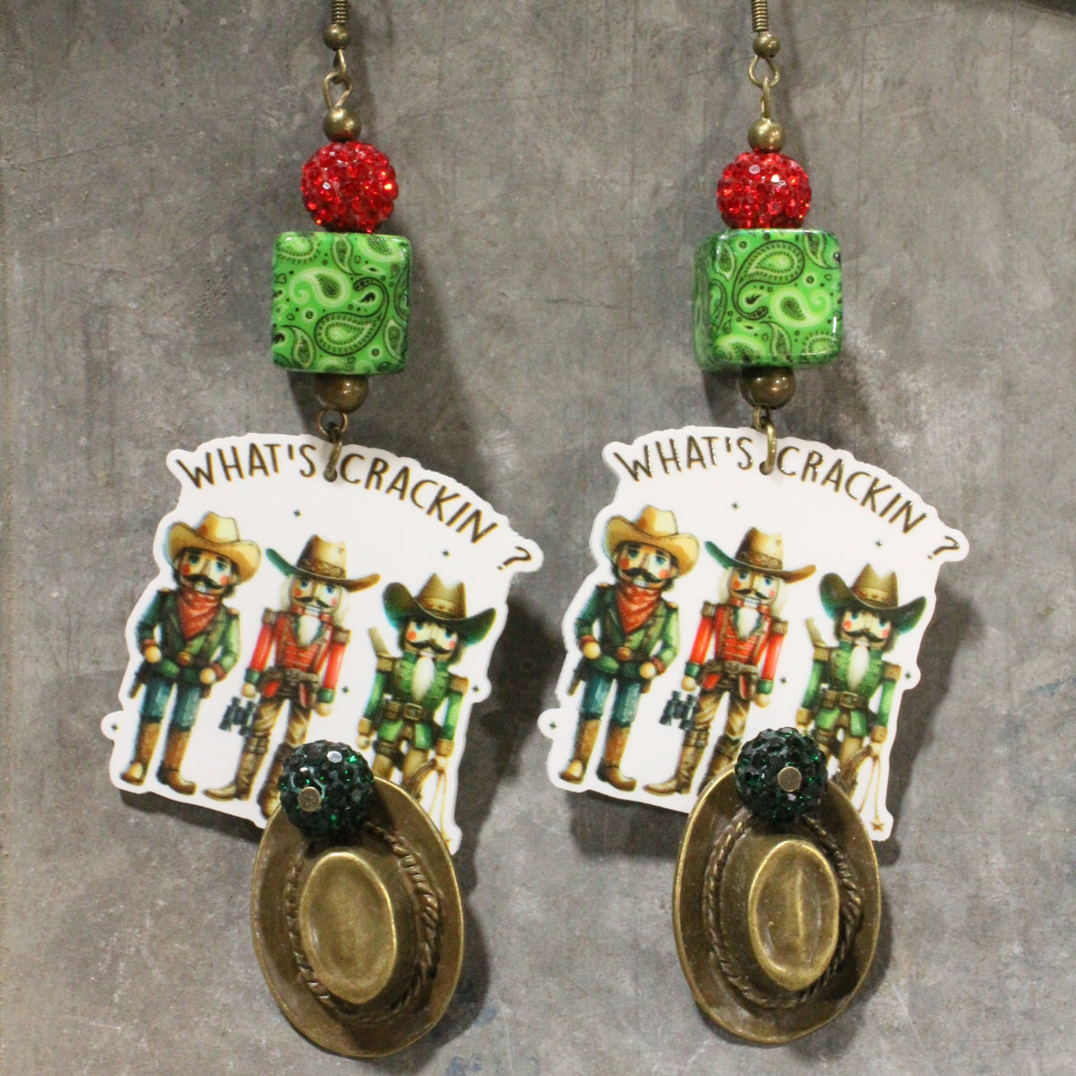 What's Crackin Nutcracker Dangle Earrings