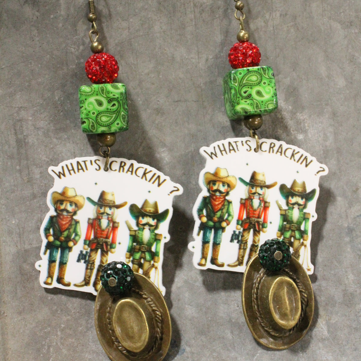 What's Crackin Nutcracker Dangle Earrings