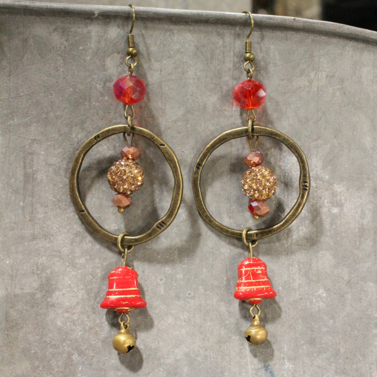 Carol Of The Bells Dangle Earrings