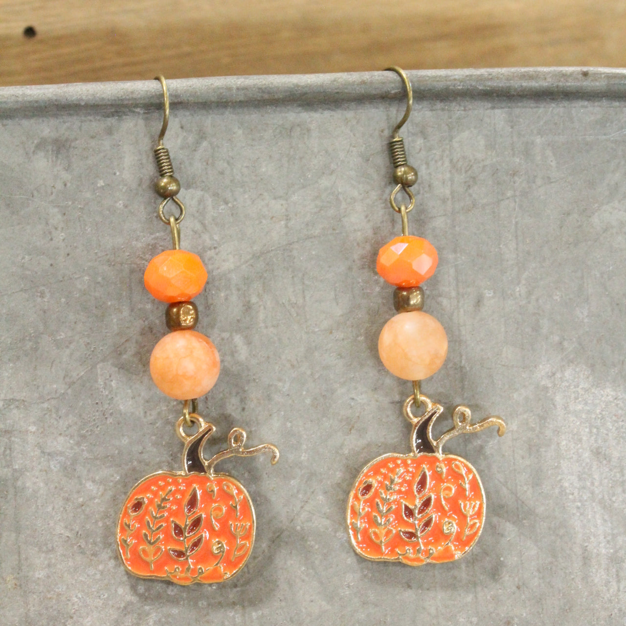 Pumpkin Patch Drop Earrings