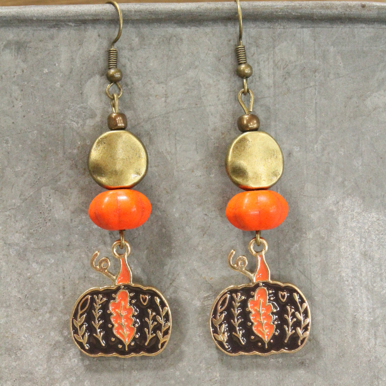 Meet Me In The Pumpkin Patch Drop Earrings