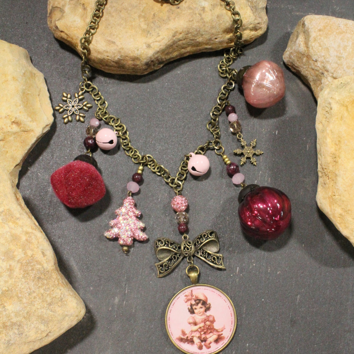 All I Want For Christmas Charm'd Necklace