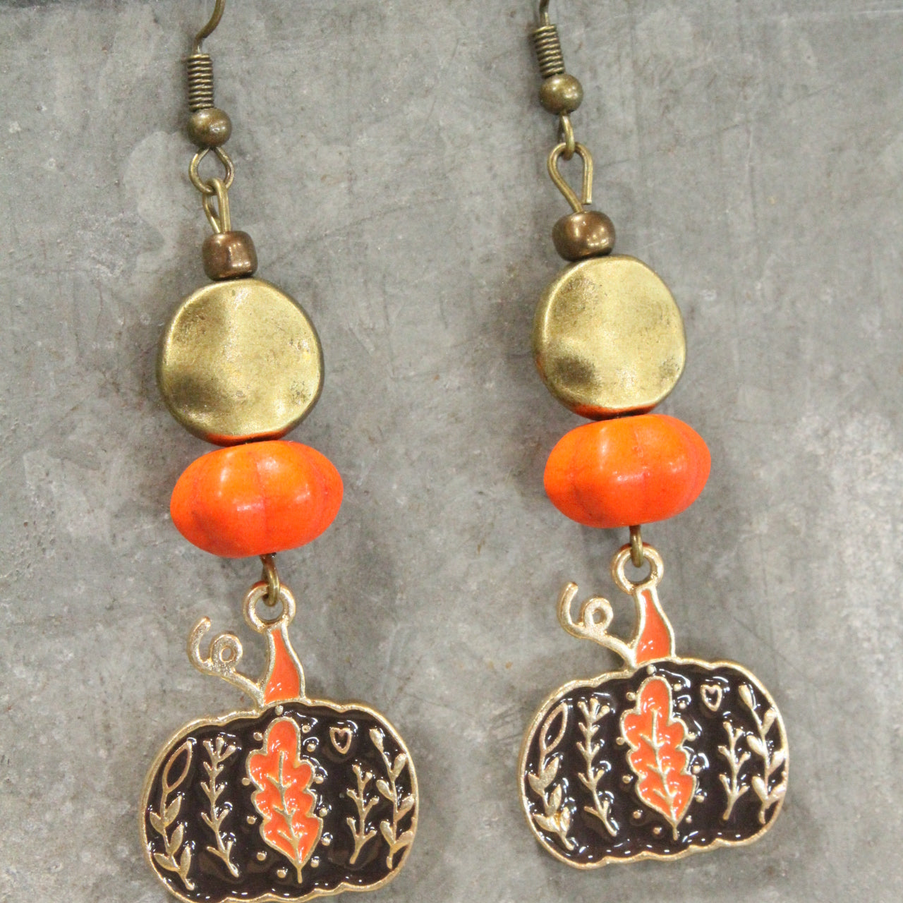 Meet Me In The Pumpkin Patch Drop Earrings