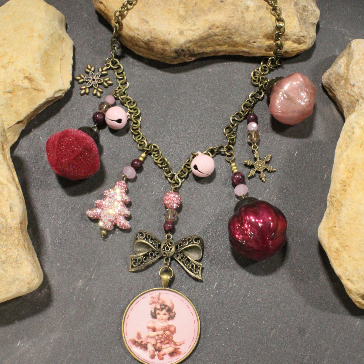 All I Want For Christmas Charm'd Necklace