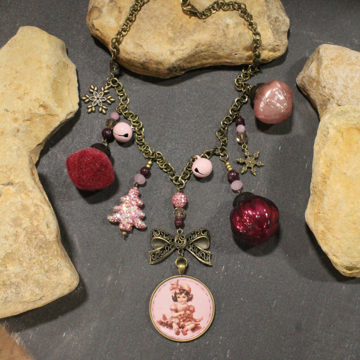 All I Want For Christmas Charm'd Necklace