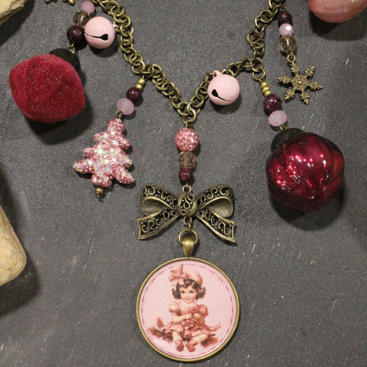 All I Want For Christmas Charm'd Necklace