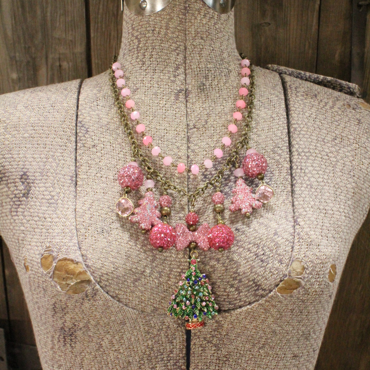 Trimming The Tree Charm'd Necklace