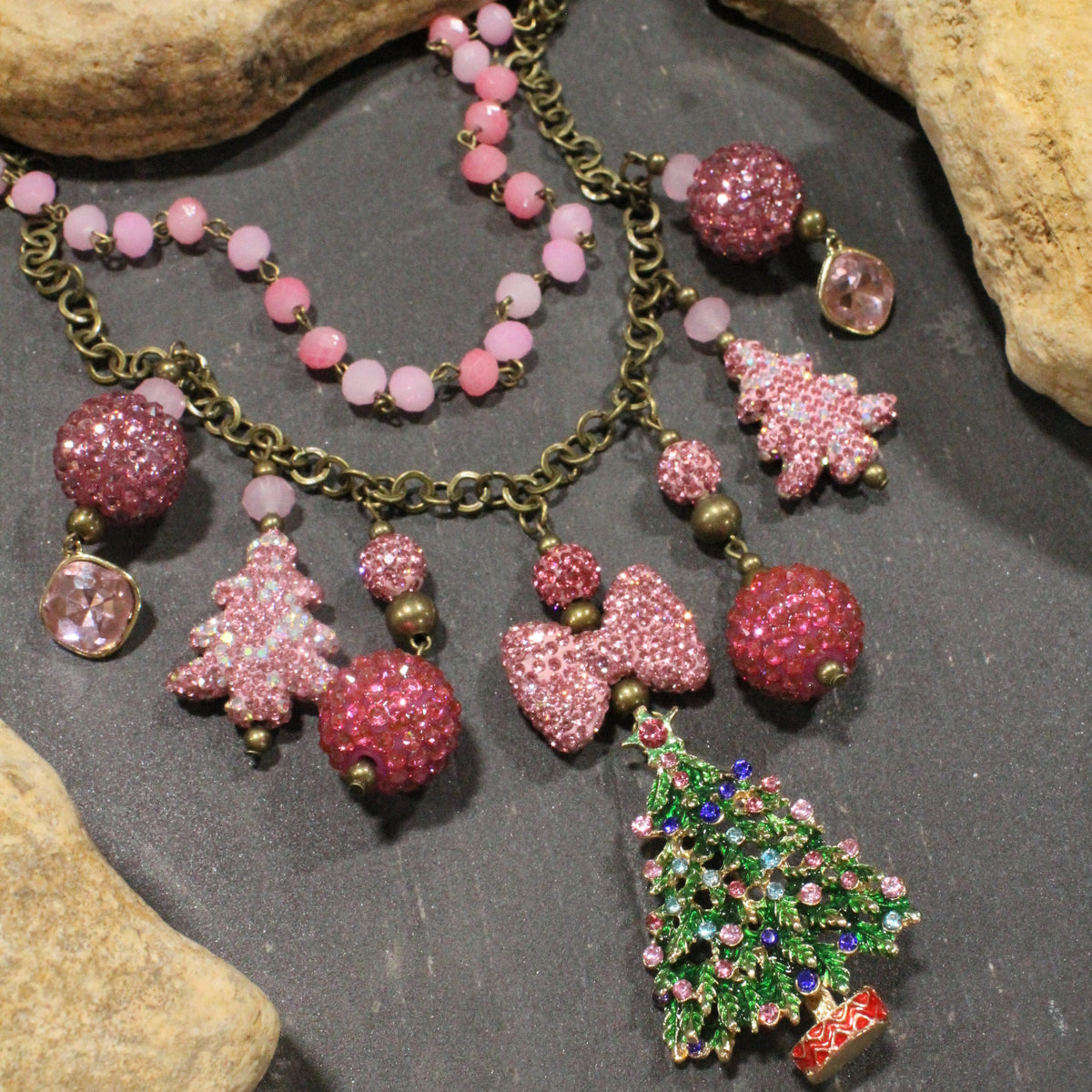 Trimming The Tree Charm'd Necklace