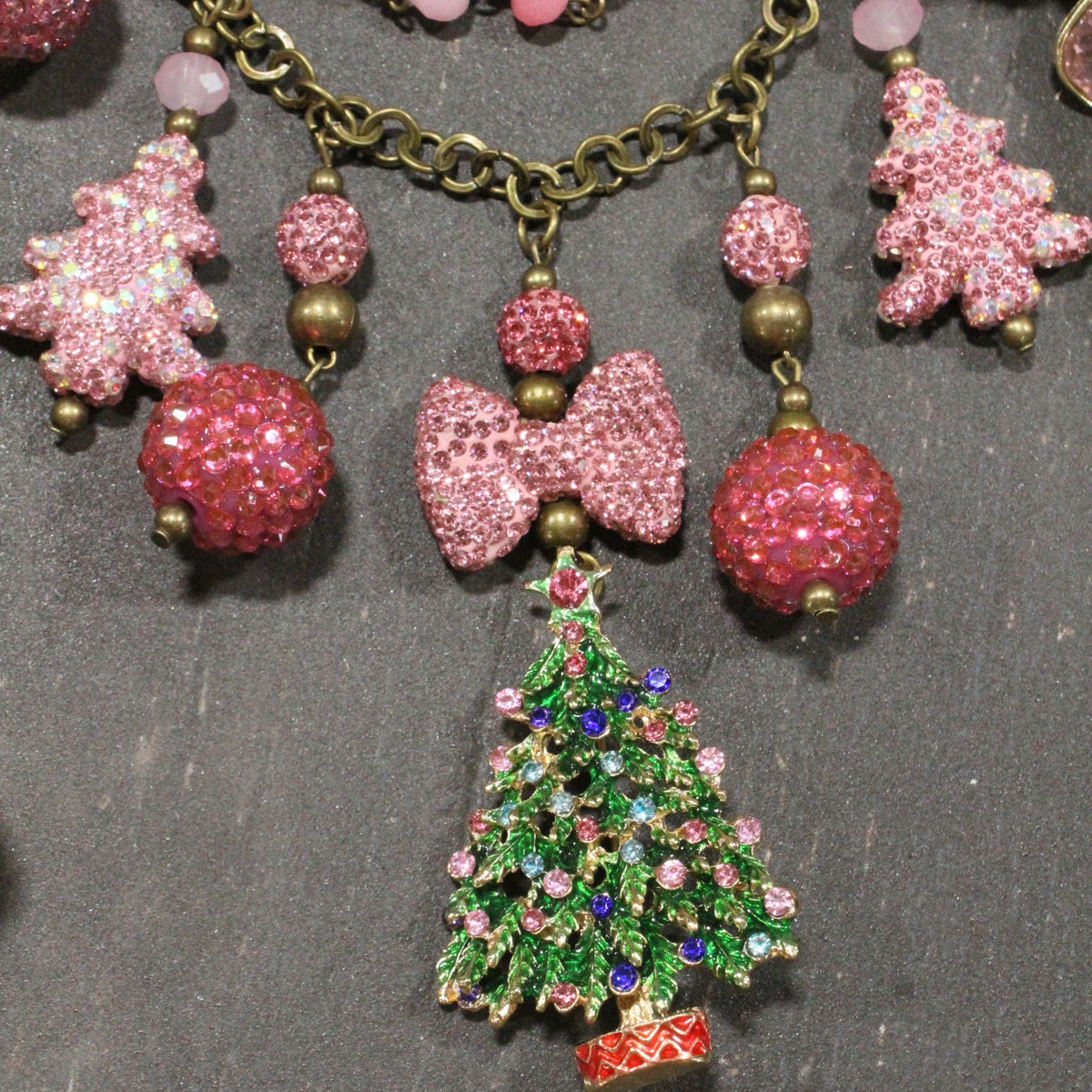 Trimming The Tree Charm'd Necklace