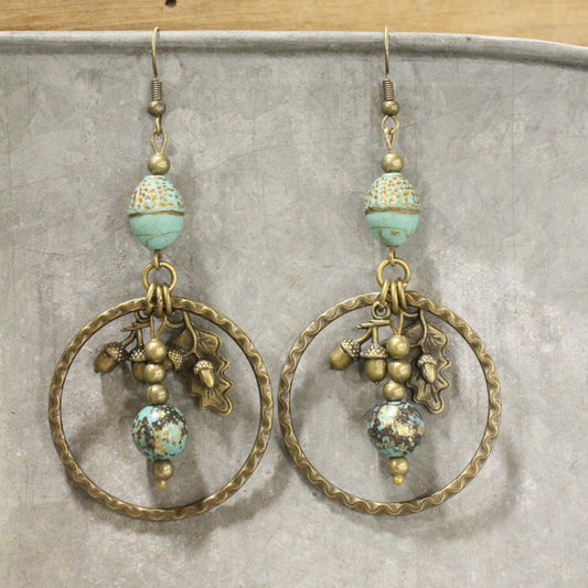Nutty About These Dangle Drop Earrings
