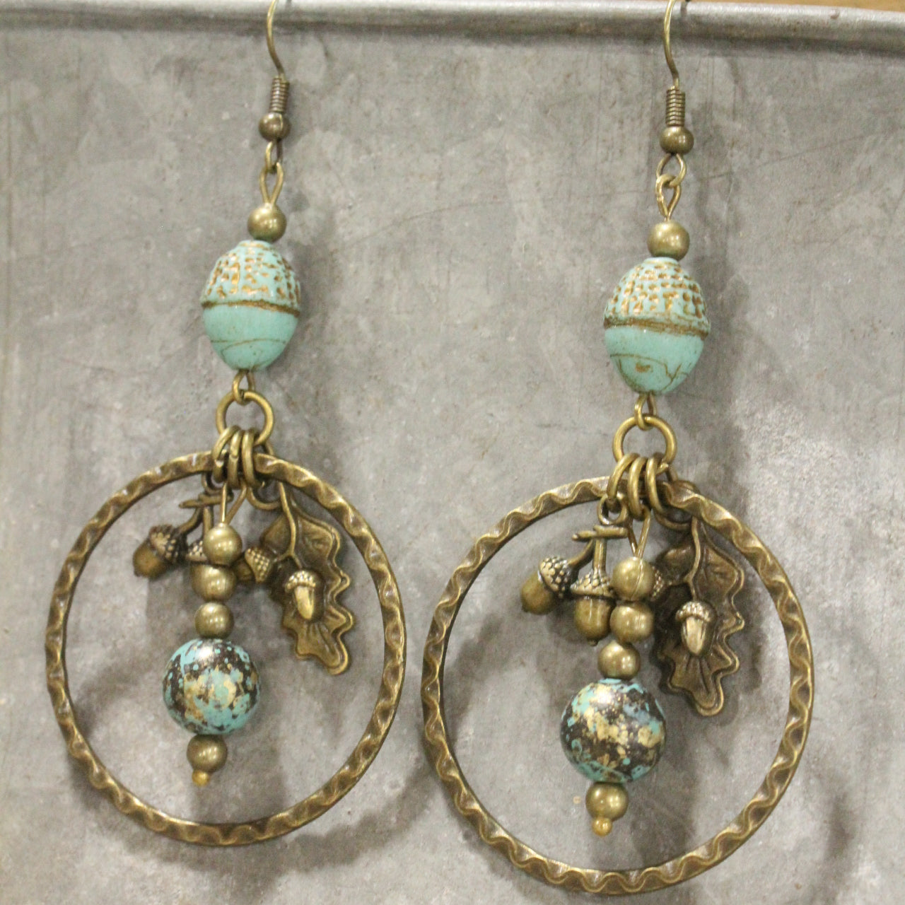 Nutty About These Dangle Drop Earrings