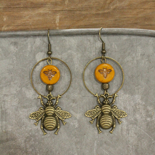 Time To BUZZZ & Bloom Pendant Earrings