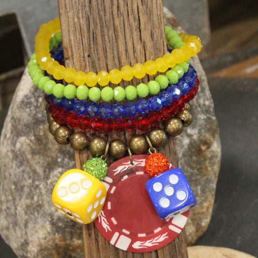 Playing Poker Charm’d Bracelet Set