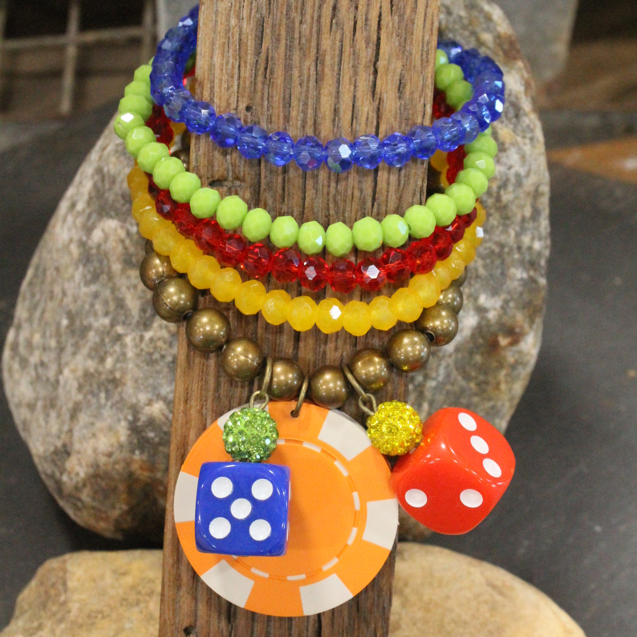 Playing Poker Charm’d Bracelet Set