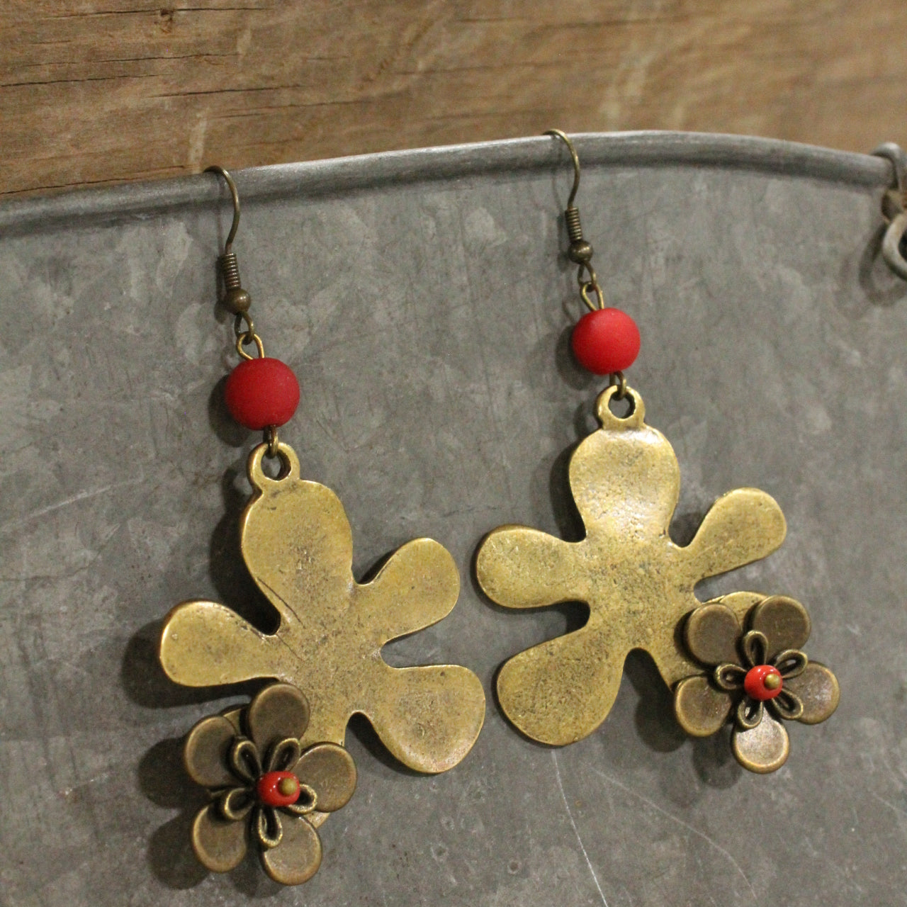 Loaded With Blooms Dangle Earrings