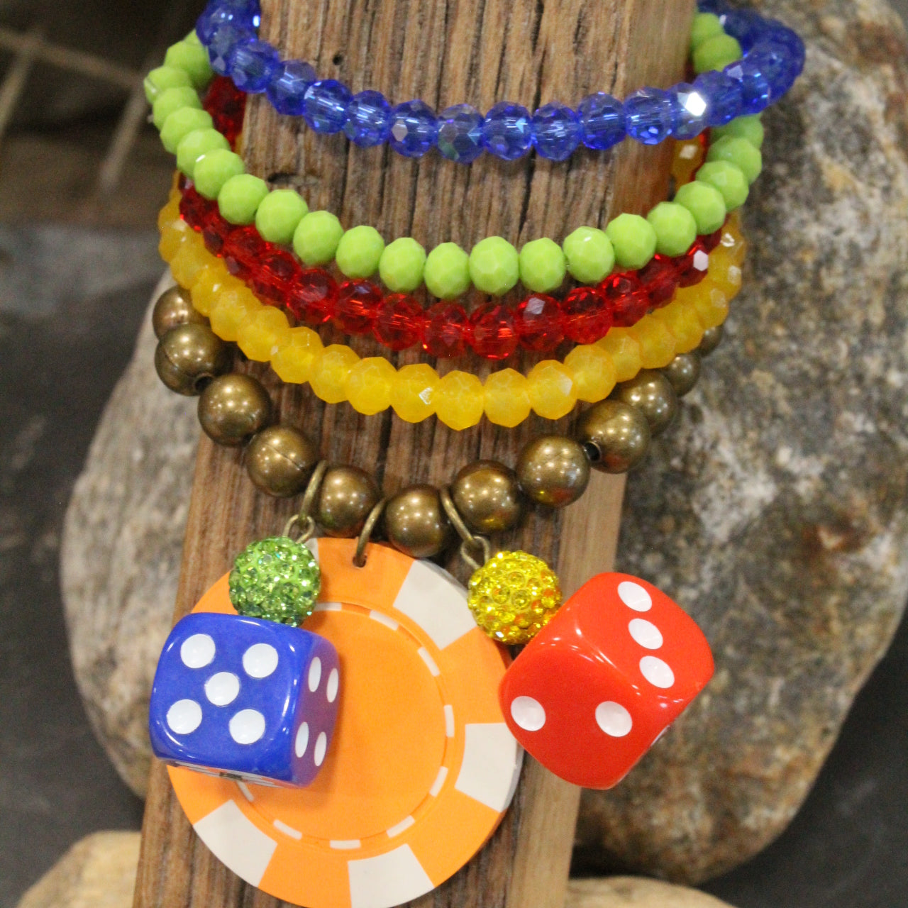 Playing Poker Charm’d Bracelet Set