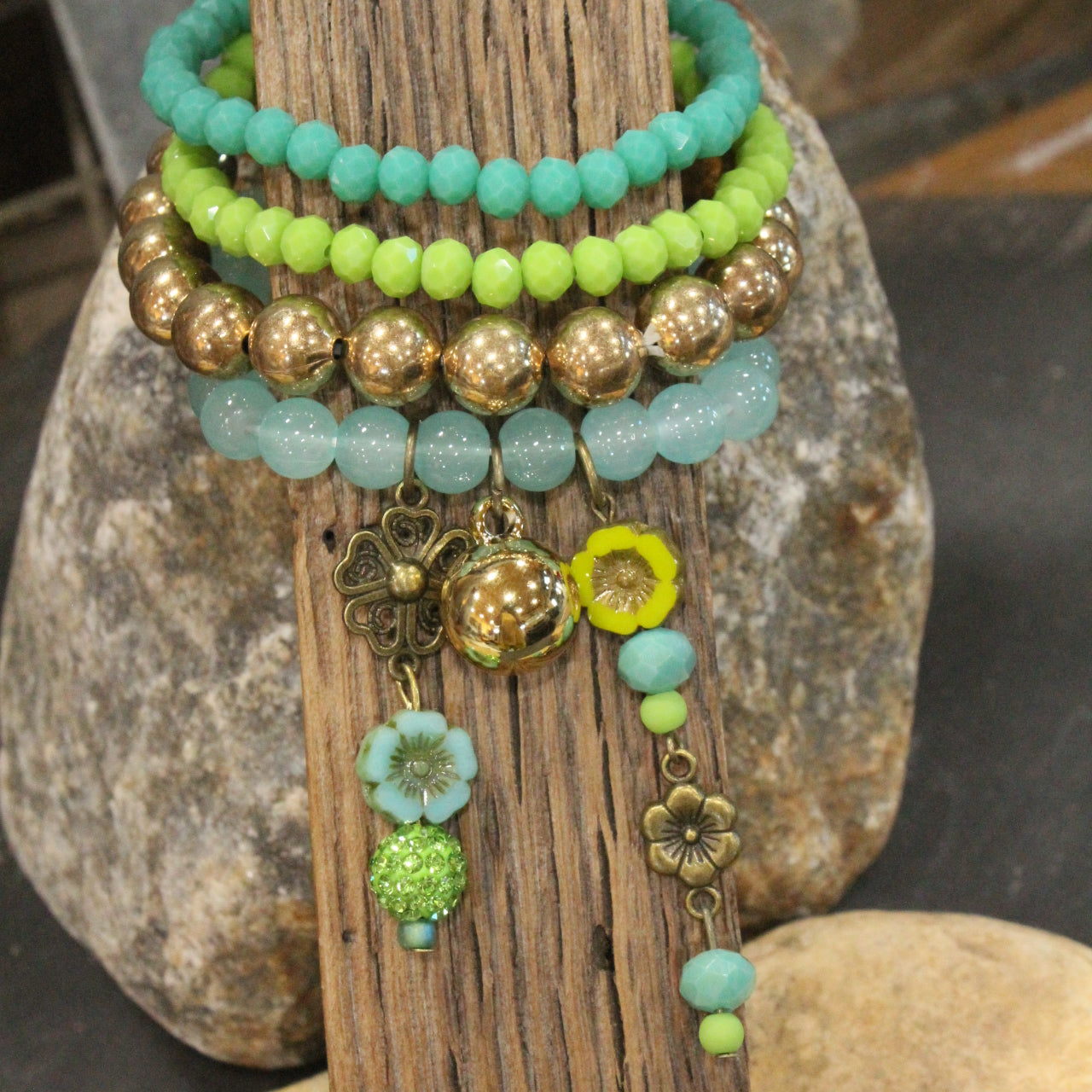 Graceful As A Hummingbird Bracelet Set