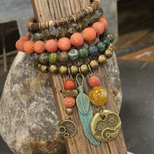 Duck Dynasty Vintage Charm'd Bracelet Set