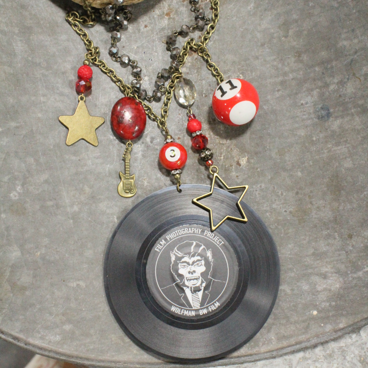 Crazy Wolfman Charm'd Necklace