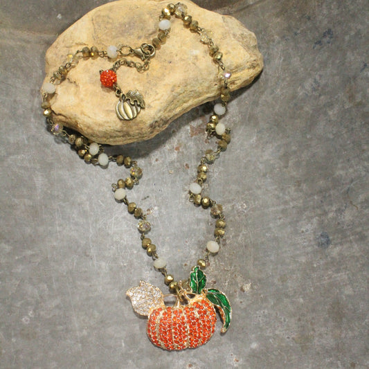 Bountiful Harvest Pumpkin Necklace