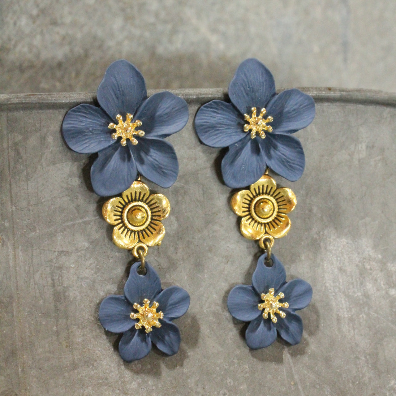 Power In The Flower Goldie Dangle Earrings