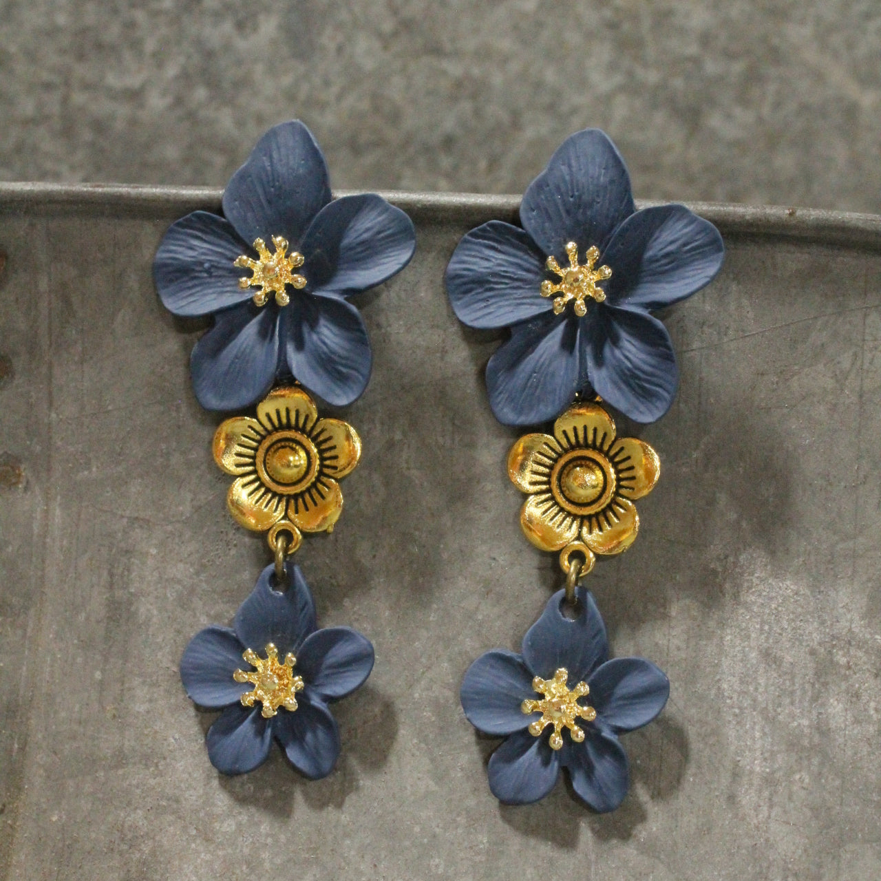 Power In The Flower Goldie Dangle Earrings