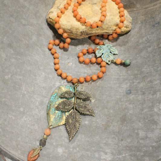 Falling Into Leaves Necklace
