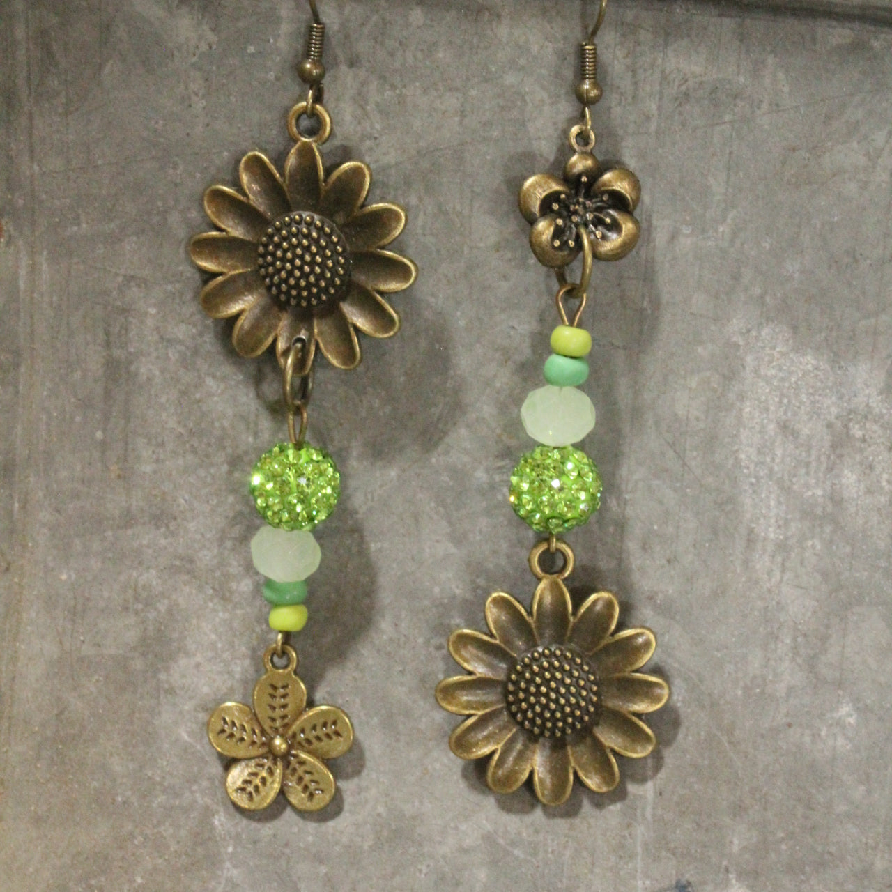 Waking Up With Flowers Dangle Earrings