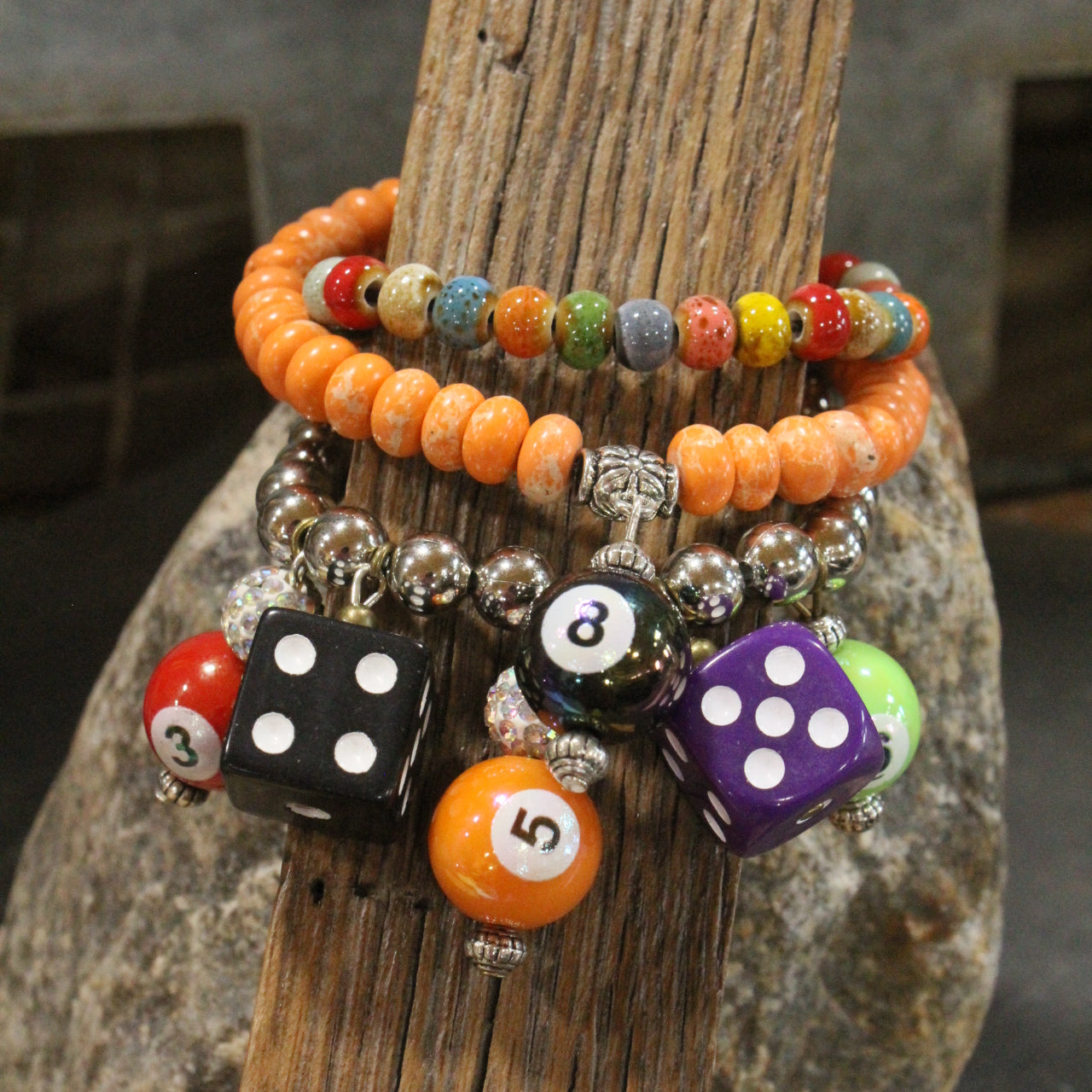Game Of Pool Charm’d Bracelet Set