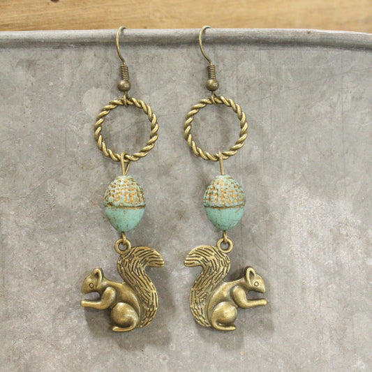 Ahhhh Nuts... Dangle Drop Earrings