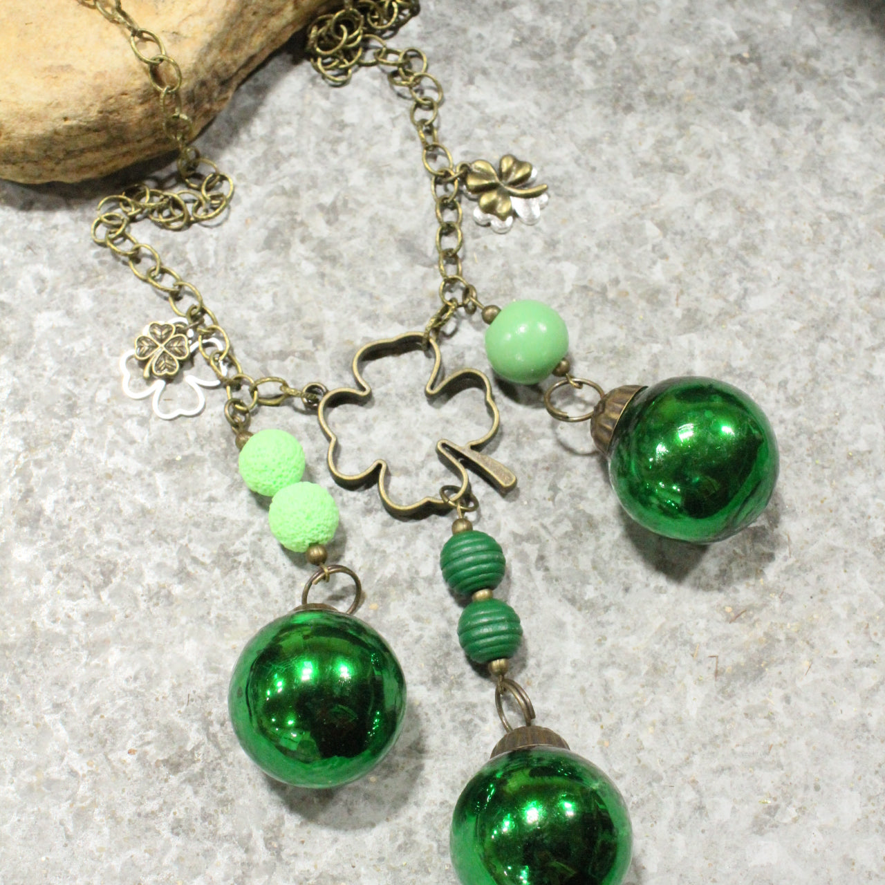 Retro Fun Lucky Lady Charmed Necklace