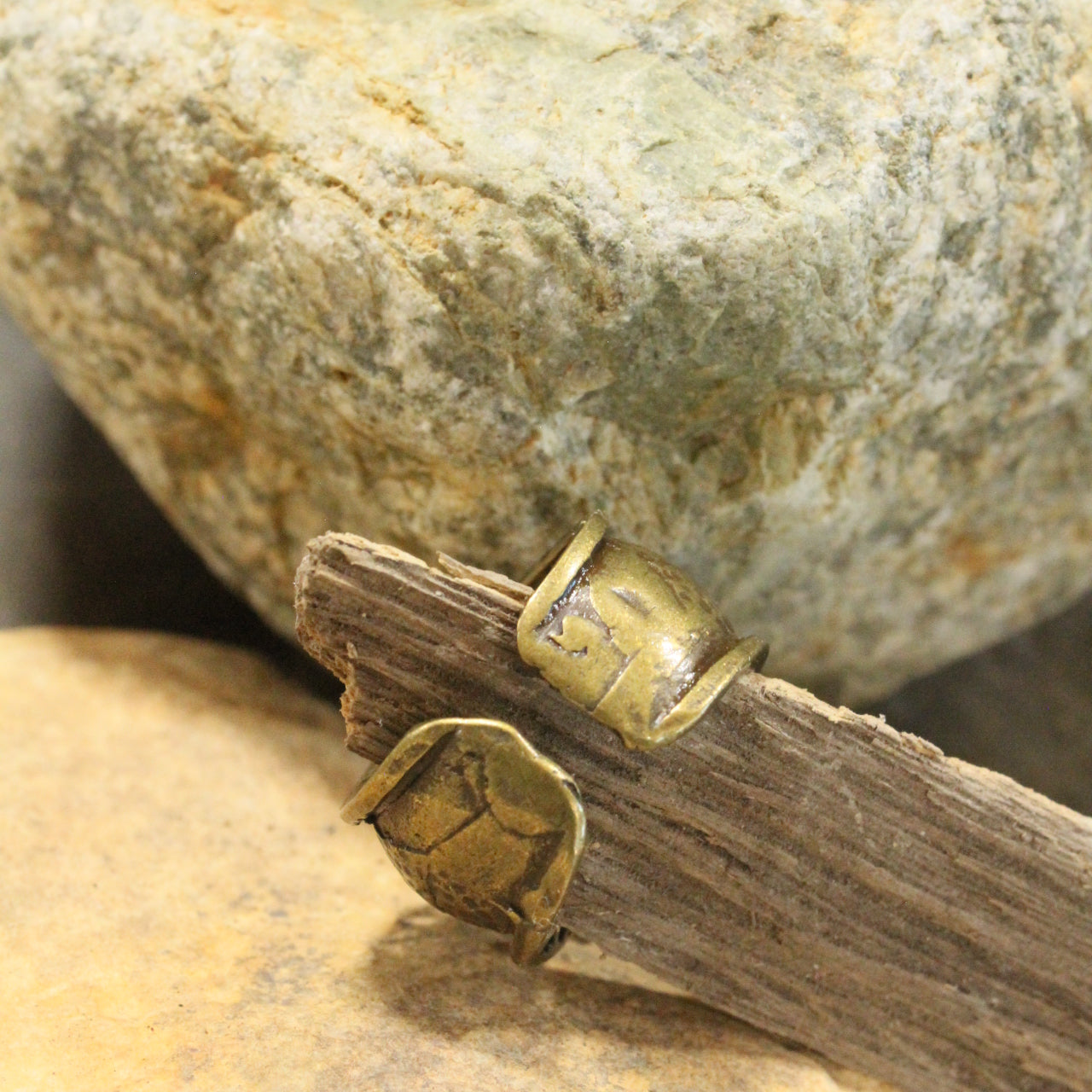 Bohemian Blooms Stone Open Size Ring
