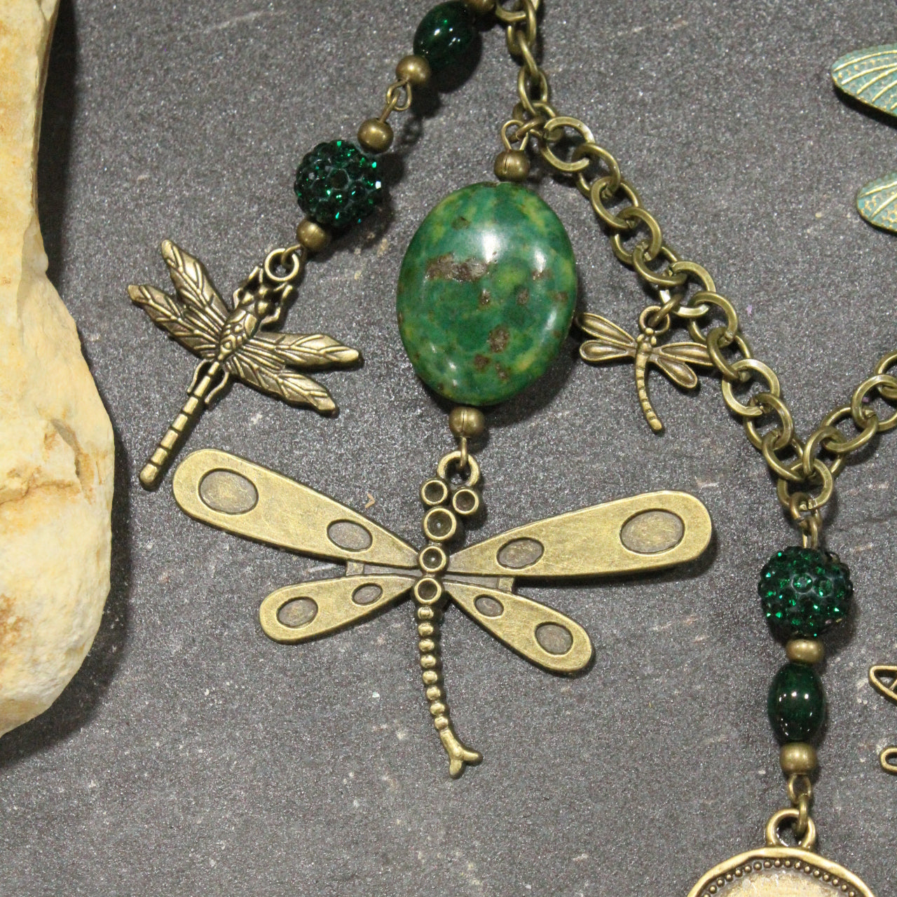 Keep Flying Dragonfly Charm'd Necklace
