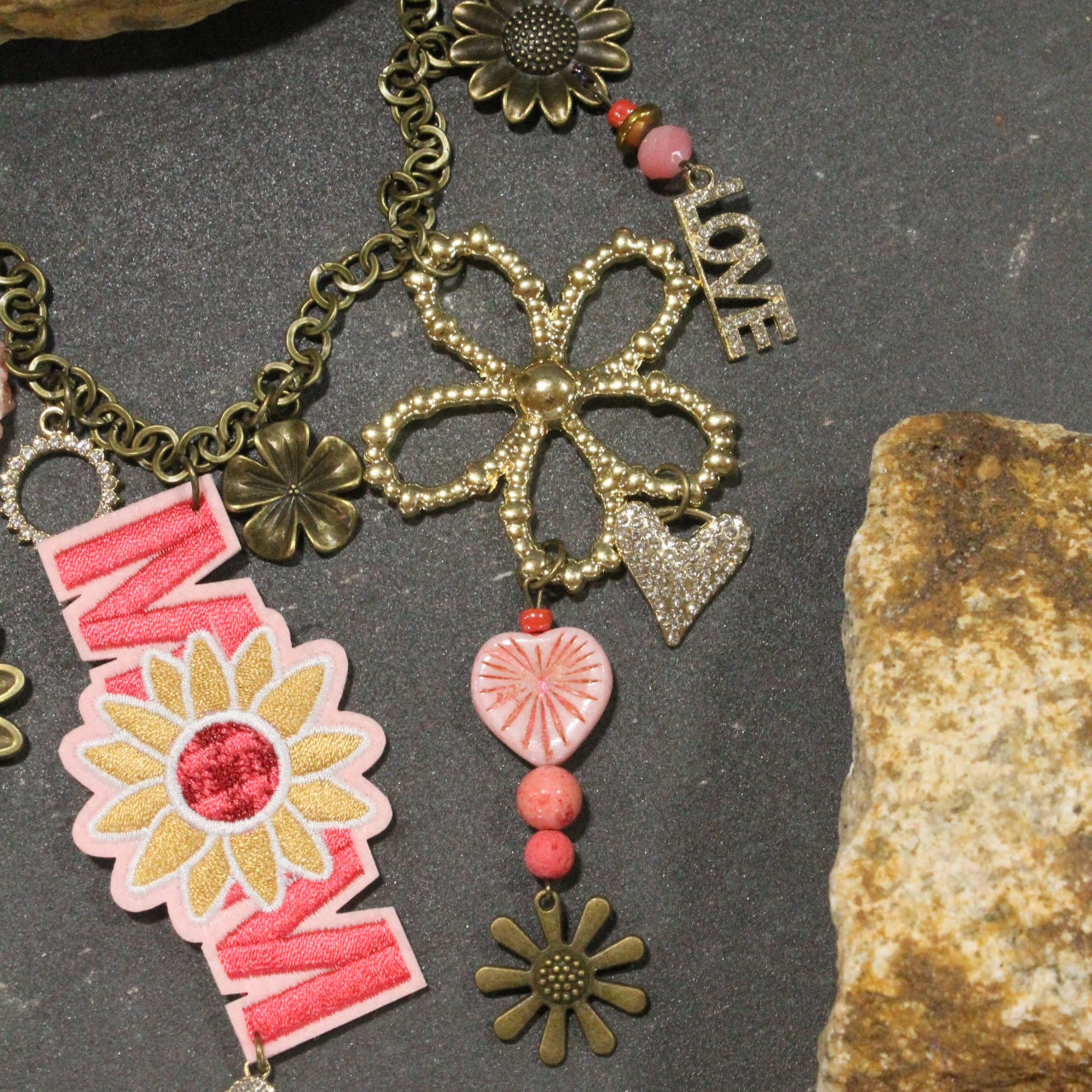 Flower Mom Charm'd Necklace