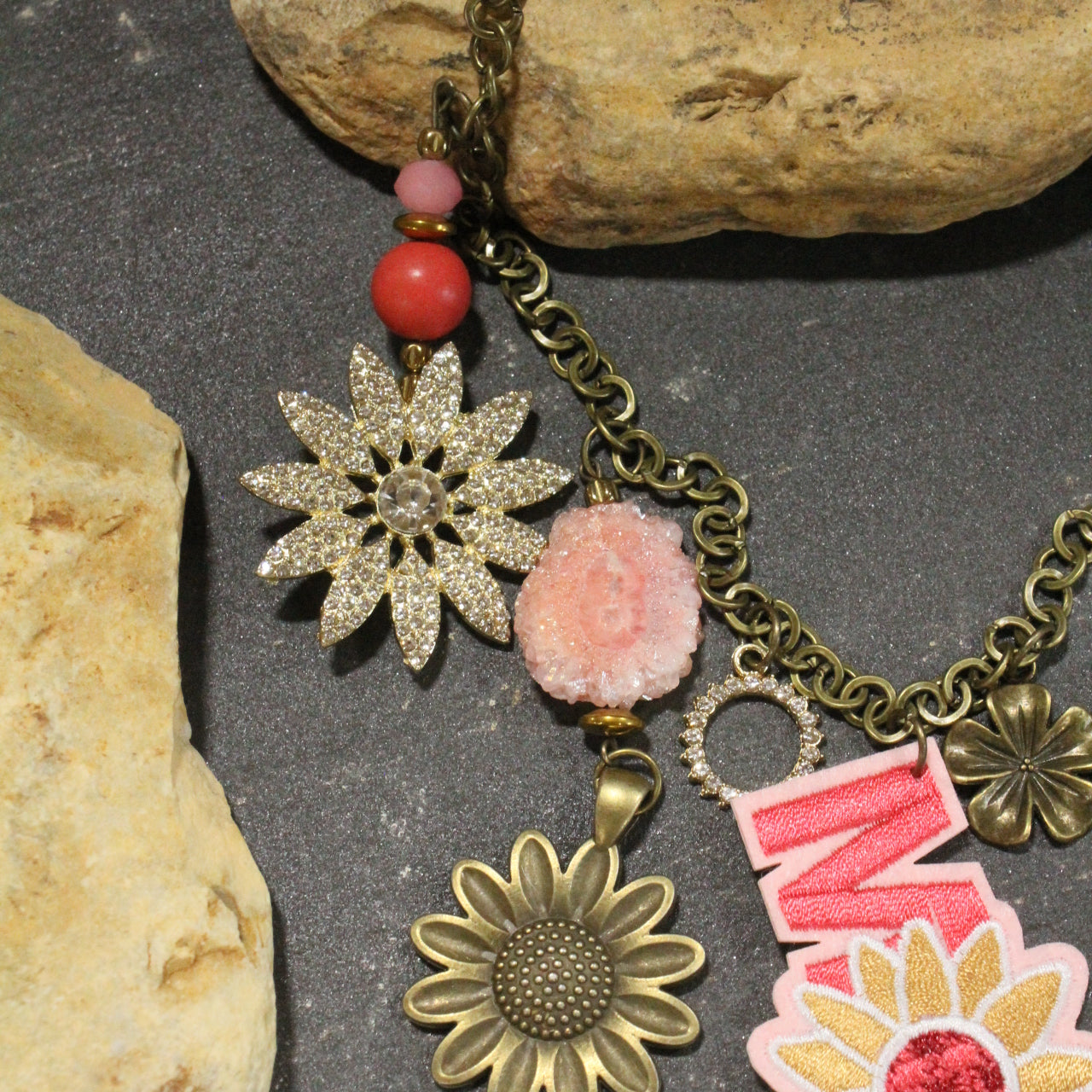 Flower Mom Charm'd Necklace