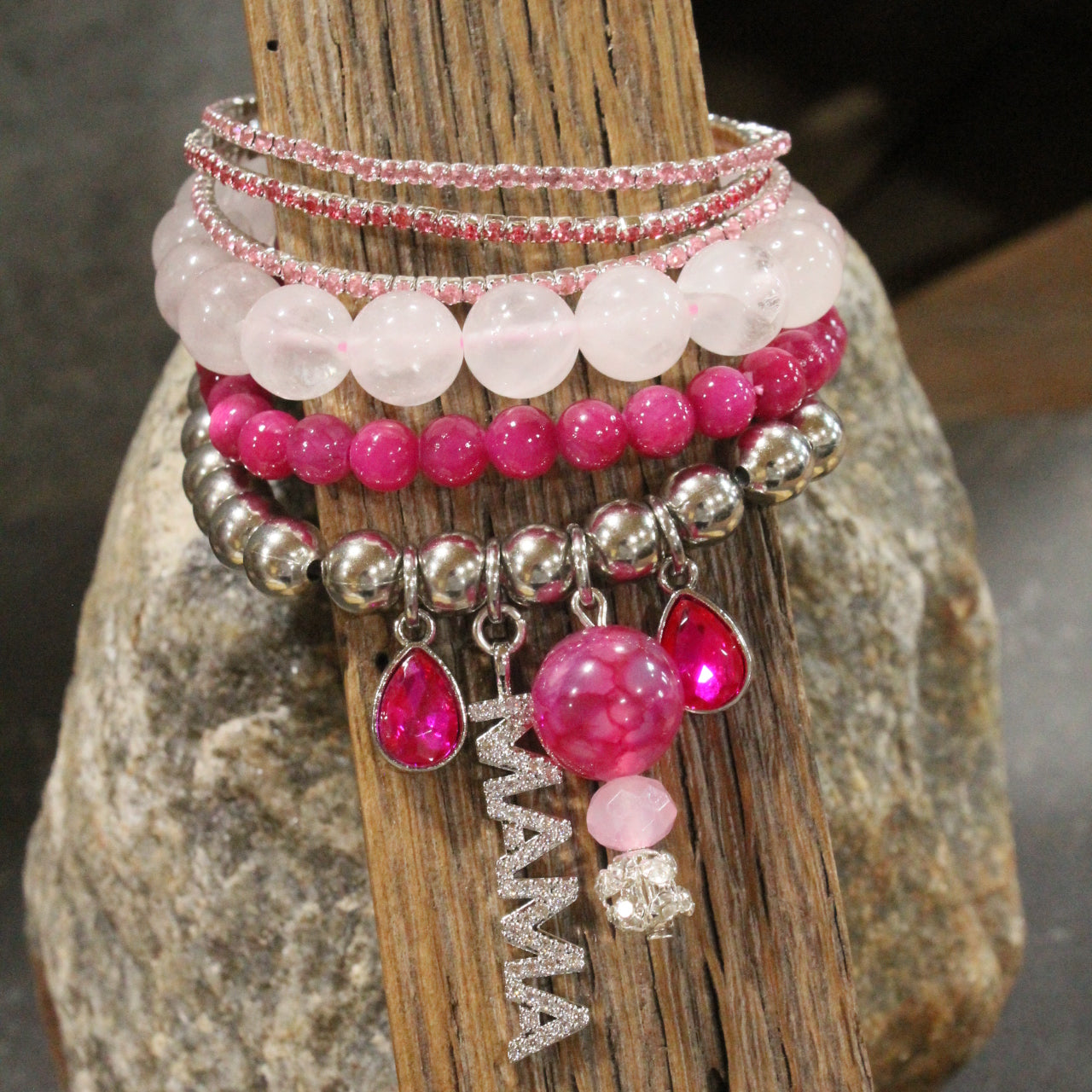 Ain't No Mama Like The One I Got Charm’d Bracelet Set