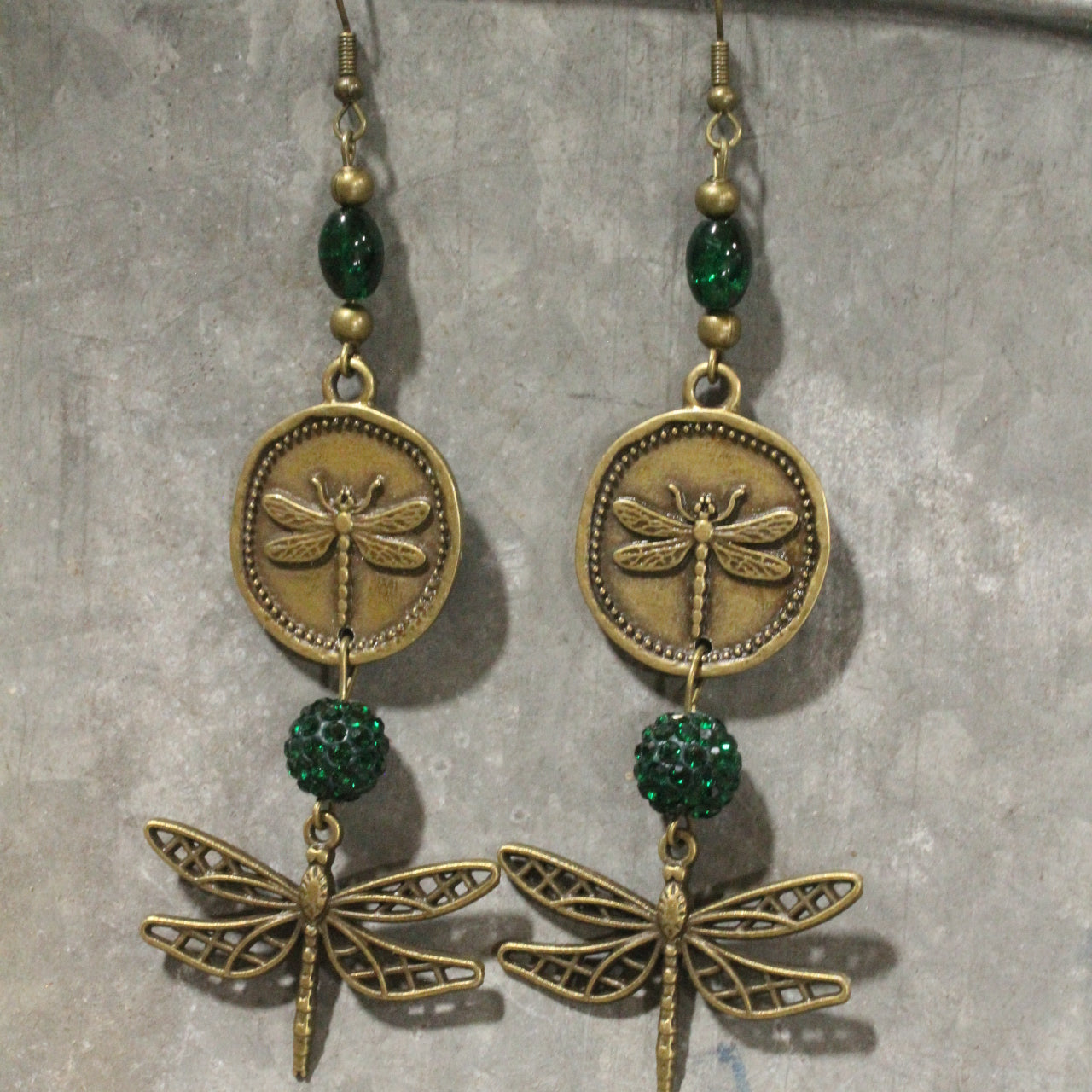 Keep Flying Dragonfly Dangle Earrings