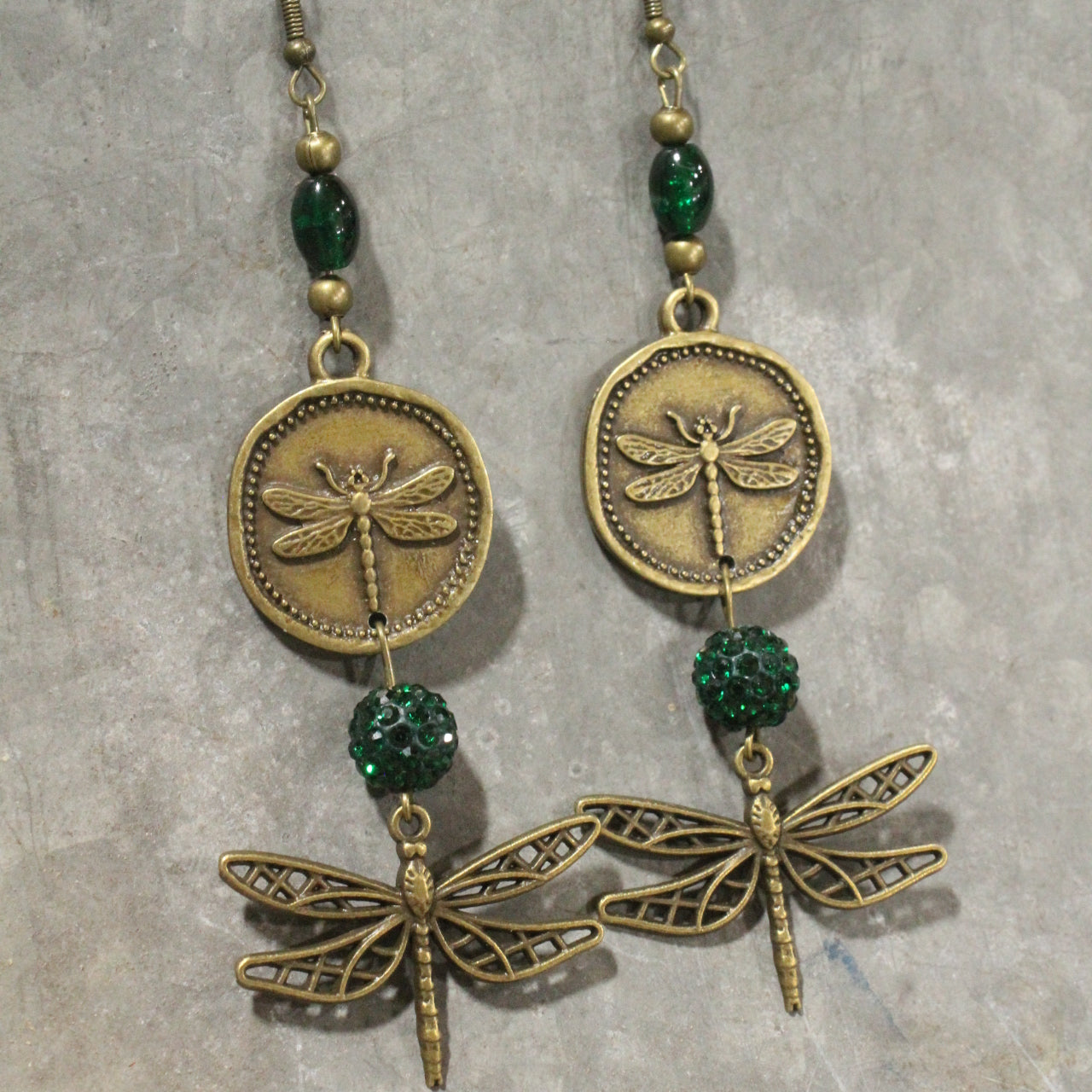 Keep Flying Dragonfly Dangle Earrings