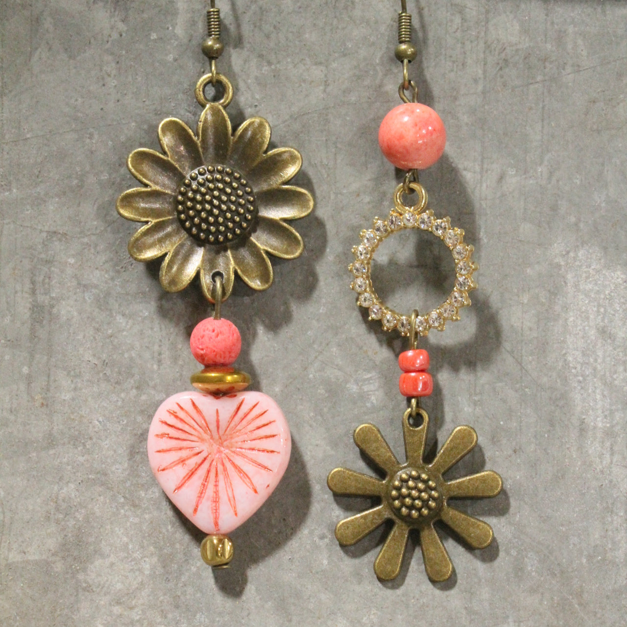 Flower Mom Dangle Earrings