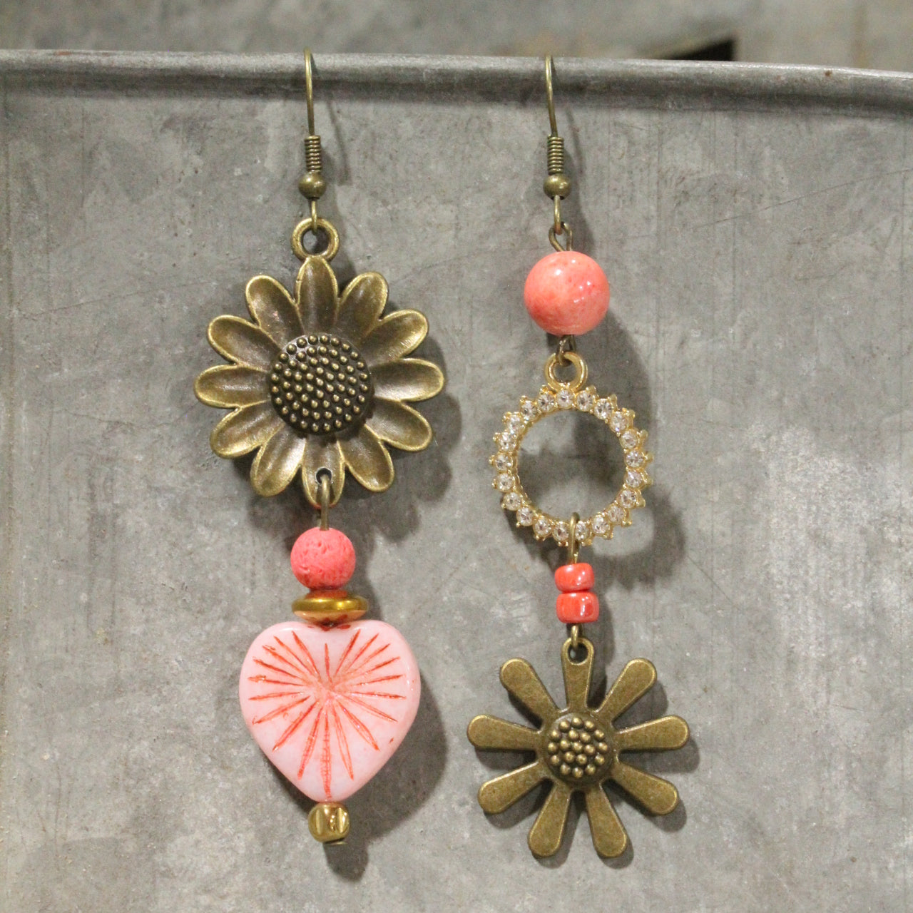 Flower Mom Dangle Earrings