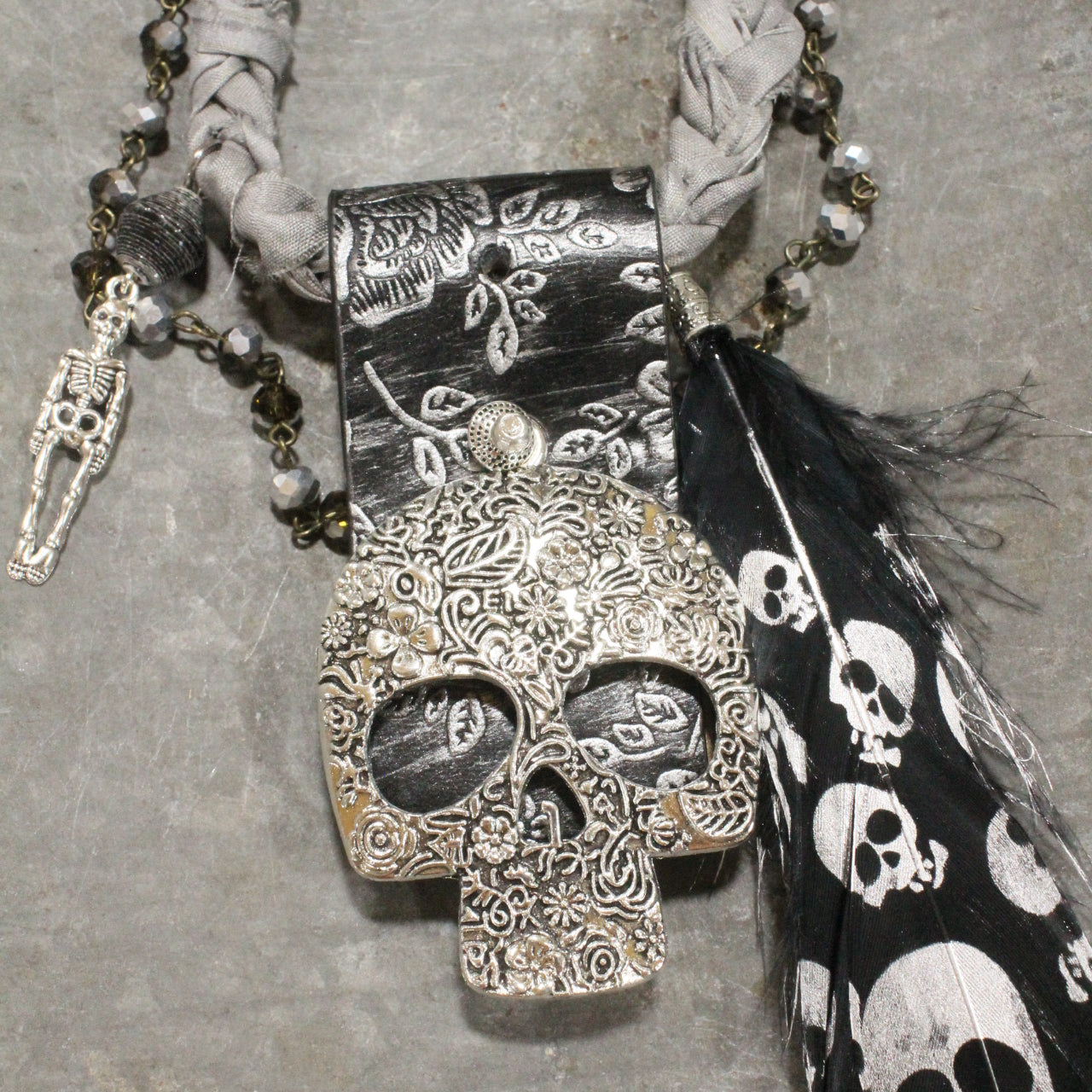 Scary Skull Layered Necklace